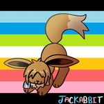 :3 black_nose brown_body brown_fur chest_tuft countershading dipstick_tail feral feral_with_hair flag flag_(object) fur hair happy jumping lgbt_pride light markings paws pride_color_background pride_colors queer_pride_colors raised_paw simple_background tail tail_markings tail_motion tailwag text transgender_pride_colors tuft jackrabbit_(artist) lgbt_pride_month nintendo pokemon munchkin_(jackrabbit) eevee generation_1_pokemon pokemon_(species) 2024 animated digital_media_(artwork) english_text frame_by_frame ibispaint_(artwork) lighting shaded signature nonbinary_(lore) trans_(lore) trans_man_(lore)