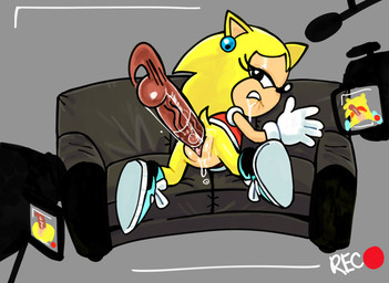 anthro bodily_fluids camera casting_couch duo female furniture genital_fluids genitals half-closed_eyes male male/female narrowed_eyes penetration penis recording saliva sofa vaginal vaginal_fluids vaginal_penetration vulva rexuranus sega sonic_the_hedgehog_(comics) sonic_the_hedgehog_(series) sonic_the_hedgehog_(shogakukan) tania_(sonic_manga) eulipotyphlan hedgehog mammal absurd_res hi_res