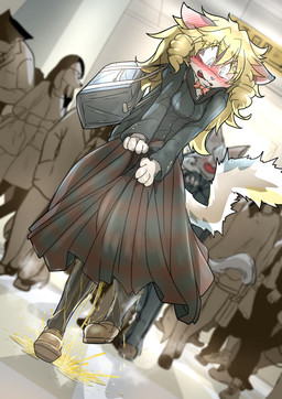 accident anthro blonde_hair blush bodily_fluids clothed clothing desperation drill_curls dutch_angle embarrassed female fur genital_fluids genitals hair looking_at_viewer multicolored_body multicolored_fur omorashi open_mouth peeing peeing_on_ground school_girls school_uniform steam uniform urine urine_on_ground wetting mttbsmn rittine_(mttbsmn) felid feline mammal absurd_res digital_media_(artwork) hi_res