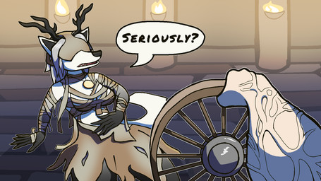 ambiguous_gender annoyed anthro antlers asking_why bandage bandaged_arm bandaged_chest breasts bulging_vein castle claws clothing duo fangs female first_person_view gold_(metal) gold_jewelry grey_hair hair horn humor jewelry looking_at_viewer male male/female meme_pose muscular pendant pov_hands shawl sitting sitting_on_ground speech_bubble steering_wheel teeth torch torn_clothing white_body mrtea bloodborne fromsoftware sony_corporation sony_interactive_entertainment vicar_amelia canid canine canis human mammal wolf hi_res wallpaper
