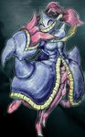 anthro body_horror breasts cultist exposed_muscle female happy mask plushie plushification pokemorph possession smile solo stitch_(sewing) falgaia nintendo pokemon generation_6_pokemon mega_banette mega_evolution pokemon_(species) absurd_res hi_res pastel_(artwork) traditional_media_(artwork)