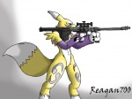 angry blue_eyes canine claws digimon facial_markings female fox gloves gradient_background gun markings naturally_censored ranged_weapon reagan700 renamon rifle sniper_rifle solo weapon yellow_fur
Rating: Safe
Score: 2
User: Test-Subject_217601
Date: December 09, 2011