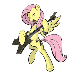 electric_guitar eyes_closed feathered_wings feathers female feral guitar hair music musical_instrument pink_hair playing_guitar playing_music plucked_string_instrument simple_background solo string_instrument tail white_background wings wristband yellow_body yellow_feathers unknown_artist friendship_is_magic hasbro my_little_pony mythology fluttershy_(mlp) arthropod butterfly equid equine insect lepidopteran mammal mythological_creature mythological_equine pegasus