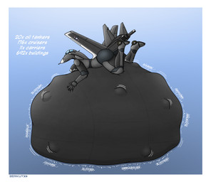 aircraft anthro belly big_belly black_arms black_belly black_body black_legs black_wings blue_background blue_eyes border female female_pred group huge_belly hyper hyper_belly machine mass_vore multiple_prey nipples non-mammal_nipples rumbling_stomach simple_background text vehicle vore white_border wings berkutmakesart living_aircraft living_machine living_vehicle 2026 english_text hi_res