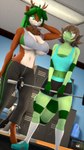 anthro antlers athletic_wear big_breasts breasts buckteeth duo exercise female green_hair gym hair horn mature_female nerd revamped_anthros teeth under_boob weightlifting workout donglysfm lily_springtail_(donglysfm) tea_tree_(donglysfm) deer lizard mammal reptile scalie 3d_(artwork) 4k 9:16 absurd_res digital_media_(artwork) hi_res source_filmmaker_(artwork)