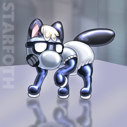 boots clothing diaper drone dronesuit dronification footwear gloves handwear implied_permanent latex latex_boots latex_clothing latex_footwear latex_gloves latex_handwear latex_skinsuit legwear mirror mirror_box mirror_reflection reflection shoes skinsuit slave stockings tight_clothing star_art_hd animal_crossing nintendo holalo_(kosothefox) raymond_(animal_crossing) domestic_cat felid feline felis mammal 1:1 hi_res