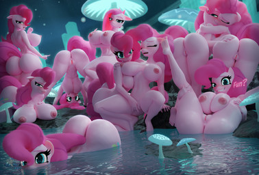 anthro ass_up bent_over bent_over_with_legs_held_straight big_breasts big_butt bite biting_lip bodily_fluids breast_squish breasts butt butt_from_the_front butt_squish clone female female/female fingering fingering_partner genitals group group_nudity group_sex hand_on_butt humanoid_genitalia humanoid_vulva kissing lactating looking_at_viewer looking_back looking_back_at_viewer looking_pleasured nipples nude orgy outdoor_nudity outside outside_sex partially_submerged selfcest sex skindentation skinny_dipping smile smiling_at_viewer spread_legs spreading square_crossover squish teeth thick_thighs thigh_squish vaginal vaginal_fingering vulva water wide_hips hooves-art friendship_is_magic hasbro my_little_pony pinkie_pie_(mlp) equid equine horse mammal pony 3d_(artwork) absurd_res blender_(artwork) digital_media_(artwork) hi_res