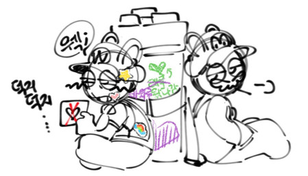 anthro bent_arm bent_legs biting_on_toothpick black_facial_hair black_mustache bottomwear breath clothed clothed_anthro clothed_male clothing dialogue duo eye_through_hat facial_hair female female_anthro fully_clothed fully_clothed_anthro fully_clothed_male fur hand_in_pocket hat headgear headwear holding_object holding_paper hunched_over looking_at_another looking_back looking_back_at_another male male_anthro mitten_hands mustache narrowed_eyes no_pupils noseless overalls pants paper pockets ranged_weapon rocket_launcher shirt simple_background sitting speech_bubble squint talking_to_another text tongue toothpick toothpick_in_mouth topwear weapon white_background white_body white_bottomwear white_clothing white_eyes white_facial_hair white_fur white_hat white_headwear white_mustache white_overalls white_pants white_shirt white_tongue white_topwear bam_ml mario_bros mario_plus_rabbids_kingdom_battle nintendo raving_rabbids rayman_(series) ubisoft bwario rabbid_mario lagomorph mammal rabbid 2023 crossover digital_drawing_(artwork) digital_media_(artwork) korean_description korean_text partially_colored sketch translation_request