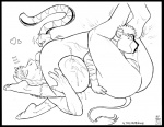 69_position anthro black_border bodily_fluids border breast_milking breasts cat_tail cunnilingus duo erection fellatio female genitals heart_symbol lactating male male/female nude oral penile penis sex tail tail_pull tail_tuft text tuft vaginal max_blackrabbit yuricrabking blizzard_entertainment warcraft world_of_porncraft bigbewbs yuri_(yuricrabking) bovid bovine canid canine canis domestic_dog fox hybrid mammal tauren 2012 black_and_white english_text monochrome pen_(artwork) traditional_media_(artwork)