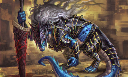 anthro armor blue_body claws detailed_background male melee_weapon obscured_eyes quadruped solo sword teeth toony weapon erafu elden_ring fromsoftware mythology maliketh_(elden_ring) dragon mythological_creature mythological_scalie scalie 5:3 colored detailed digital_media_(artwork) digital_painting_(artwork) hi_res painting_(artwork)