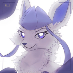 annoyed blue_body blue_eyes blue_fur camera female feral fur glistening glistening_eyes long_ears looking_at_viewer simple_background solo white_background white_body white_fur sekielmoon nintendo pokemon canid canine eeveelution generation_4_pokemon glaceon mammal pokemon_(species) 1:1 2022 bust_portrait colored hi_res icon portrait signature