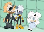 anthro clothing female gloves group hand_holding handwear horn insane trio havoczo family_guy idw_publishing sega sonic_the_hedgehog_(comics) sonic_the_hedgehog_(idw) sonic_the_hedgehog_(series) lanolin_the_sheep_(sonic) tangle_the_lemur whisper_the_wolf bovid canid canine canis caprine lemur mammal primate sheep strepsirrhine wolf hi_res