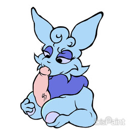 anthro anthro_penetrated blue_body blue_fur breast_play breasts disembodied_penis duo fangs fellatio female female_penetrated fur genitals male male/female male_penetrating male_penetrating_female oral oral_penetration penetration penile penile_penetration penis penis_in_mouth sex sucking teeth titfuck theredlace big_blue_bubble my_singing_monsters cherubble 1:1 animated