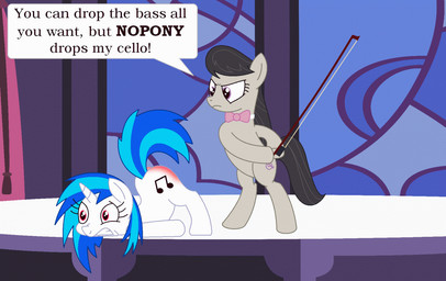 angry ass_up bow_(stringed_instrument) butt butt_slap caning cutie_mark dialogue duo female feral horn humiliation public public_humiliation punishment reddened_butt semi-anthro slap spanking text 951oemorafla friendship_is_magic hasbro my_little_pony mythology octavia_(mlp) vinyl_scratch_(mlp) earth_pony equid equine horse mammal mythological_creature mythological_equine pony unicorn 2d_animation animated animated_gif digital_media_(artwork) english_text loop short_playtime
