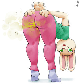 anthro bottomwear butt butt_focus clothing fart fart_cloud farting_at_viewer female female_farting footwear freckled_face freckles fur green_clothing green_eyes green_fart_cloud green_shirt green_t-shirt green_topwear grey_clothing grey_footwear grey_socks hand_on_butt looking_at_viewer looking_back looking_back_at_viewer motion_lines pants pink_bottomwear pink_clothing pink_nose pink_pants pink_sweatpants rabbit_ears rear_view shirt short_sleeved_shirt short_sleeves simple_background socks solo standing sweatpants t-shirt tail tan_body tan_fur tan_tail teasing teasing_viewer text tongue tongue_out topwear white_background jubb lagomorph leporid mammal rabbit 2024 artist_name