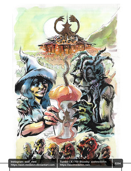 4_fingers 5_fingers ambiguous_gender ambiguous_humanoid arm_around_shoulders balding beady_eyes black_eyebrows black_eyes blue_claws blue_clothing blue_hair blue_hat blue_headwear blue_sclera blue_shirt blue_topwear breasts building claws clothed clothed_female clothed_human clothing container crowd cup day dreadlocks drinking drinking_straw duo_focus empty_eyes eyebrows eyelashes female female_human female_humanoid finger_claws fingers green_body green_scales green_sky grey_sclera group hair hat headgear headwear holding_container holding_cup holding_object light magic_user medium_breasts membrane_(anatomy) mountain noseless not_furry number open_mouth orange_body orange_skin outside red_body red_skin scales sharp_teeth shirt sky smile smiling_at_another split_form sun tan_body tan_skin teeth text text_box toothy_grin topwear webbed_hands witch witch_hat yellow_sclera axelmedellin inktober witch_(axelmedellin) human humanoid mammal marine merfolk siren undead 2025 artist_name colored dated english_description lighting multiple_scenes painting_(artwork) pen_(artwork) shaded signature traditional_media_(artwork) url