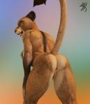 amber_eyes anthro anus athletic athletic_anthro athletic_female breasts butt claws female fur genitals nude presenting presenting_hindquarters presenting_pussy pussy simple_background solo thirteeenth jorie_(thirteeenth) felid lion mammal pantherine 3d_(artwork) digital_media_(artwork)