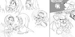 anthro breast_play breasts duo fellatio female forced genitals handjob licking male male/female oral penile penis penis_lick sex text titfuck tongue tongue_out hb_lint sega sonic_adventure sonic_the_hedgehog_(series) knuckles_the_echidna rouge_the_bat tikal_the_echidna bat echidna mammal monotreme 2:1 english_text hi_res monochrome