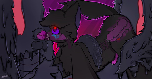 anal anthro balls bodily_fluids fellatio genital_fluids genitals group group_sex internal male melting oral penile penis precum sex spitroast x-ray_view bernabus avian bird canid canine canis corvid corvus_(genus) crow mammal oscine passerine wolf absurd_res hi_res
