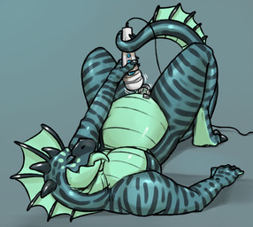 anthro blue_background chastity_cage chastity_device countershade_face countershade_neck countershade_tail countershade_torso countershading eyes_closed lying male male_anthro nude nude_anthro nude_male on_back open_mouth sex_toy simple_background slightly_chubby slightly_chubby_anthro slightly_chubby_male solo tail teal_body tongue tongue_out vibrator vibrator_on_chastity_cage wand_vibrator mintyderg mythology minty_(mintyderg) aquatic aquatic_dragon dragon mythological_creature mythological_scalie scalie 2019