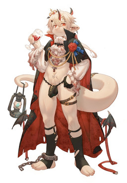 anthro biped blood blood_stain bodily_fluids bulge cape chain christian_cross christian_symbol clothed clothing cross crown crucifix detailed_bulge fingers genital_outline genitals glass hair headgear holding_object horn kemono lamp lantern male navel penis penis_base penis_outline pubes red_eyes religion religious_symbol shota simple_background solo tail tail_holding_object thong underwear white_background young young_anthro young_male qftalorz christianity mythology dragon mythological_creature mythological_scalie scalie
