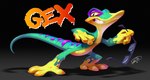 4_fingers 4_toes anthro arms_bent bent_leg black_background eyewear featureless_crotch feet fingers green_body green_scales green_tail holding_eyewear holding_object holding_sunglasses light male male_anthro markings multicolored_body multicolored_scales multicolored_tail nude_anthro nude_male purple_markings scales simple_background solo sparkles standing sunglasses tail tail_markings text toes toothy_smile yellow_body yellow_eyes yellow_scales giacomo_boni gex_(series) gex_the_gecko gecko lizard reptile scalie 2022 adobe_photoshop_(artwork) character_name colored digital_drawing_(artwork) digital_media_(artwork) english_description hi_res lighting procreate_(artwork) shaded signature