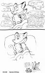 2016 after_sex angry anthro bed black_and_white buckteeth canid canine claws clothing comic cuddling dialogue disney duo embrace english_text eric_schwartz eyes_closed female fox furniture heart_symbol hi_res hug inner_ear_fluff interspecies judy_hopps lagomorph leporid line_art long_ears looking_at_viewer male mammal monochrome nick_wilde offscreen_character pillow predator/prey rabbit red_fox size_difference smile teeth text true_fox tuft yelling zootopia