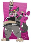 3_toes 4_fingers anthro anthrofied barcode belly big_belly clothed clothing drone feet fingers glistening latex male open_mouth pokemorph red_eyes simple_background smile solo text toes tongue tongue_out yellow_sclera soul-silver-dragon nintendo pokemon team_yell ricky_the_rattata alolan_form alolan_rattata generation_7_pokemon mammal pokemon_(species) regional_form_(pokemon) rodent 2019 absurd_res digital_drawing_(artwork) digital_media_(artwork) english_text hi_res