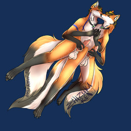 2_heads 3_legs 4_arms animal_genitalia animal_penis anthro balls canine_genitalia canine_penis collar digitigrade erection genitals knot male masturbation multi_arm multi_balls multi_genitalia multi_head multi_leg multi_limb multi_penis multi_tail nude penile penile_masturbation penis solo tail shizukaren huffzie canid canine fox mammal 1:1 alpha_channel hi_res