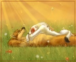 canine duo ermine hair male mammal mustelid nude outside red_hair sabretoothed_ermine wolf
Rating: Safe
Score: 7
User: Munkelzahn
Date: April 16, 2014