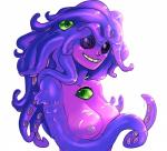 breasts chest_eye female looking_at_viewer monster_girl_(genre) multi_eye nipples pseudo_hair purple_body purple_skin simple_background smile solo tentacle_arms tentacle_hair tentacle_limbs tentacles white_background barbearian monster_prom zoe_z'gord animal_humanoid cephalopod cephalopod_humanoid eldritch_abomination humanoid marine marine_humanoid mollusk mollusk_humanoid absurd_res hi_res trans_(lore) trans_woman_(lore)