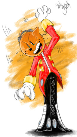 clothed clothing cosplay eyewear eyewear_on_head fur glasses glasses_on_head gloves goggles goggles_on_head handwear male orange_body orange_fur solo whiskers lunnybunny19 dog_man_(series) sega sonic_the_hedgehog_(series) dr._eggman petey_the_cat felid feline mammal 9:16 hi_res