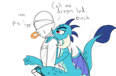 amber_eyes anthro blindfold blue_body blue_scales blush clothing dominant dominant_female duo erection female female_on_human french_kissing genitals horn human_on_anthro interspecies kissing long_tongue male male/female male_on_anthro nude penis profanity scales shirt simple_background submissive submissive_male tail text tongue tongue_out topwear white_background wings frikdikulous friendship_is_magic hasbro my_little_pony mythology anon princess_ember_(mlp) dragon human mammal mythological_creature mythological_scalie scalie 2016 colored_sketch digital_drawing_(artwork) digital_media_(artwork) english_text hi_res sketch