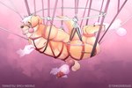 animal_genitalia anthro aroused balls bdsm big_balls blush blush_lines bodily_fluids bondage bound canine_genitalia disembodied_hand genital_fluids genitals ghost_hand hanging_from_ceiling knot knotted_penis leaking_precum male masturbation muscular nipple_fetish nipple_play paws penis precum restraints rope rope_bondage rope_harness solo sweat translucent translucent_penis vein tonkotsu_spicy_noodle bird_dog canid canine canis domestic_dog golden_retriever hunting_dog mammal retriever 3:2 hi_res