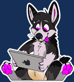 anthro bodily_fluids diaper genital_fluids male solo tablet_computer unclean_diaper urine used_diaper wet_diaper sugarbiscuits apple_inc. ipad pyre_corgi canid canine canis domestic_dog herding_dog mammal pastoral_dog welsh_corgi alpha_channel