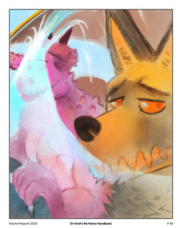 anthro driving duo eyebrows horn looking_aside male nipples orange_body orange_eyes pink_body reflection sharp_teeth spikes spikes_(anatomy) steering_wheel teeth volcano worried sharkinthepark demon 2025 absurd_res hi_res