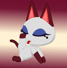 acting_like_a_cat anthro bathing exposed eyes_closed female genitals licking lying nude on_model personal_grooming self_lick solo spread_legs spreading tongue vulva rob-posa animal_crossing nintendo olivia_(animal_crossing) domestic_cat felid feline felis mammal hi_res