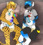 abdl anthro armband bodily_fluids bong clothed clothing diaper drug_usage drugs duo genital_fluids male marijuana pacifier shirt smoking stoned substance_intoxication topwear unclean_diaper urine used_diaper watersports wearing_diaper wet_diaper subdivisions paw_patrol dalponis marshall_(paw_patrol) vingant canid canine canis cheetah felid feline mammal wolf absurd_res hi_res