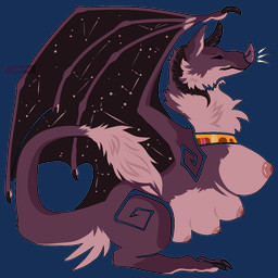 anthro big_breasts breasts female feral fur membrane_(anatomy) membranous_wings multi_breast nipples nude quadruped semi-anthro smile solo suggestive tail wings vaalravn art_fight european_mythology mythology bat dragon mammal mythological_creature mythological_scalie scalie western_dragon wyvern 1:1 alpha_channel digital_media_(artwork)