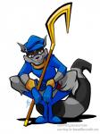 anthro clothed clothing male solo tamarinfrog sly_cooper_(series) sony_corporation sony_interactive_entertainment sucker_punch_productions sly_cooper mammal procyonid raccoon