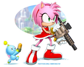 accessory angry anthro blue_eyes boots bracelet clothed clothing countershade_face countershading dress explosives eyelashes female footwear gloves grenade grenade_launcher gun hair_accessory hairband handwear holding_gun holding_object holding_ranged_weapon holding_weapon jewelry milkor_mgl pink_body pseudo_hair quills_(anatomy) ranged_weapon scrunchy_face shoes solo tan_arms tan_body tan_countershading tan_inner_ear text thin_calves thin_legs thin_thighs weapon white_clothing white_gloves white_handwear mleth milkor_(pty)_ltd sega sonic_the_hedgehog_(series) amy_rose chao_(sonic) eulipotyphlan hedgehog mammal absurd_res hi_res url
