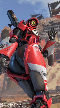 butt looking_back machine male presenting presenting_hindquarters rear_view solo standing thick_thighs wide_hips rekin3d apex_legends electronic_arts respawn_entertainment pathfinder_(apex_legends) android humanoid robot 2019 3d_(artwork) 9:16 digital_media_(artwork) hi_res