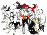 alternate_species female feral feralized furrification group male quadruped tail wild_spirit_wolf bleach_(series) byakuya_kuchiki hanataro_yamada ichigo_kurosaki ishida_uryuu juushirou_ukitake kisuke_urahara renji_abarai rukia_kuchiki toshiro_hitsugaya yoruichi_shihoin canid canine canis domestic_cat felid feline felis mammal wolf