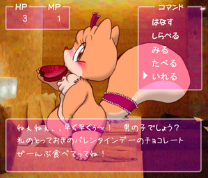 2015 <3 ambiguous_gender anthro bed blush chest_tuft chibi chocolate cub eating enorapi fur game girly holidays hotel inside japanese_text leg_band looking_at_viewer mammal nude pillow rodent seductive squirrel standing tail_band text translated tuft valentine's_day young
Rating: Questionable
Score: 2
User: Qmannn
Date: February 22, 2015 2015 <3 ambiguous_gender anthro bed blush chest_tuft chibi chocolate cub eating enorapi fur game girly holidays hotel inside japanese_text leg_band looking_at_viewer mammal nude pillow rodent seductive squirrel standing tail_band text translated tuft valentine's_day young
Rating: Questionable
Score: 2
User: Qmannn
Date: February 22, 2015
