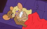 after_sex anthro bedding blanket blush bodily_fluids clothing cuddling dress duo female furniture hair machine male male/female nude romantic romantic_couple smile sofa sweat soulcentinel metro-goldwyn-mayer tom_and_jerry jerry_mouse springtail mammal mouse murid murine robot rodent hi_res