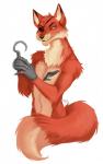 2015 5_fingers al-sempai animatronic anthro canid canine digital_media_(artwork) dipstick_tail eye_patch eyewear fingers five_nights_at_freddy's fluffy fluffy_tail fox foxy_(fnaf) fur hi_res hook hook_hand looking_aside machine male mammal markings multicolored_tail nude portrait red_body red_fur robot scottgames simple_background solo tail tail_markings tan_body tan_fur tan_tail_tip three-quarter_portrait white_background yellow_eyes