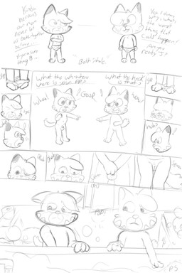 anthro clothing dialogue duo female genitals male male/female nude pattern_clothing penis striped_clothing stripes text vulva young somestickygoo murphy_and_mitzi bimmy_(ajmarekart) jimmy_(ajmarekart) felid feline mammal 2:3 absurd_res comic english_text hi_res monochrome unfinished brother_(lore) brother_and_sister_(lore) incest_(lore) sibling_(lore) sister_(lore)
