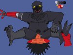 andromorph andromorph/male armpit_hair black_body black_feathers bodily_fluids body_hair cum cum_in_pussy cum_inside duo feathers feet foot_focus genital_fluids genitals intersex intersex/male male mastectomy_scar penetration penis prosthetic prosthetic_arm prosthetic_limb pubes pussy scar vaginal vaginal_penetration yellow_eyes nolmol avian bird corvid corvus_(genus) crow oscine passerine 4:3 absurd_res hi_res trans_(lore) trans_man_(lore)