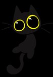 ambiguous_gender armless black_body silly simple_background solo stubby_legs tail toony transparent_background whiskers yellow_sclera gooblie_2 domestic_cat felid feline felis mammal alpha_channel