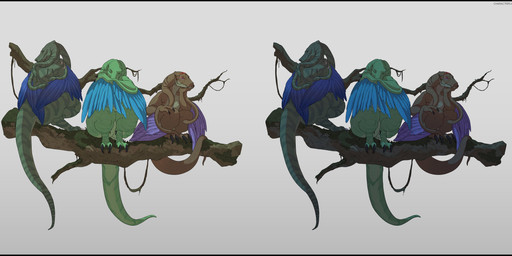 ambiguous_gender anthro arm_feathers arm_tentacle black_bars branch butt claws crouching eyeliner eyes_closed feathers group head_jewelry head_tentacle makeup moss nude plant simple_background sleeping tail thick_thighs trio vines conditional_dnp oouna pinwheel_(snekguy) snekguy alien valbaran absurd_res hi_res letterbox male_(lore)